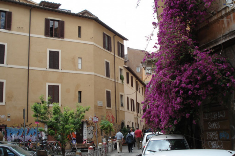 strade di trastevere